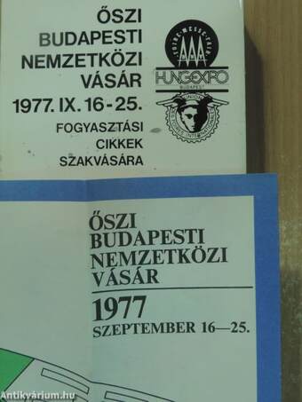 Őszi Budapesti Nemzetközi Vásár 1977. szeptember 16-25.