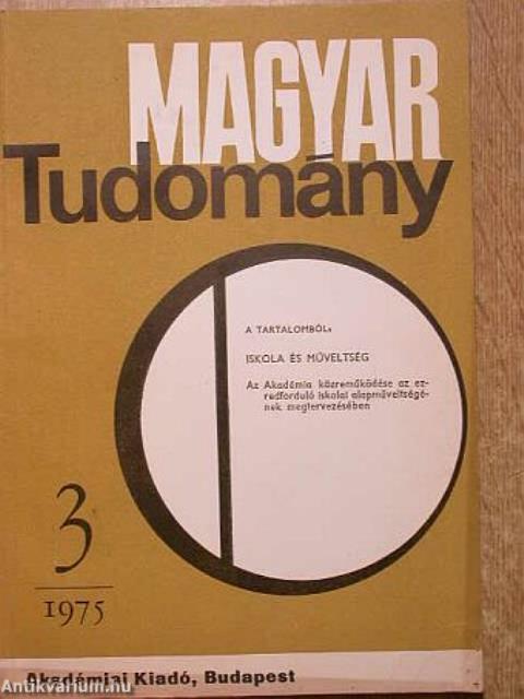 Magyar Tudomány 1975. március