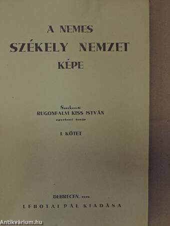 A nemes székely nemzet képe I. (töredék) (rossz állapotú)