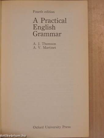 A Practical English Grammar