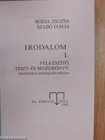 Irodalom I-II.