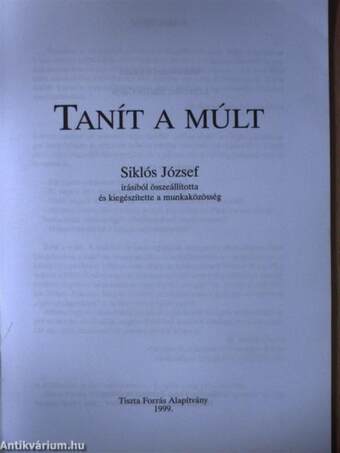 Tanít a múlt