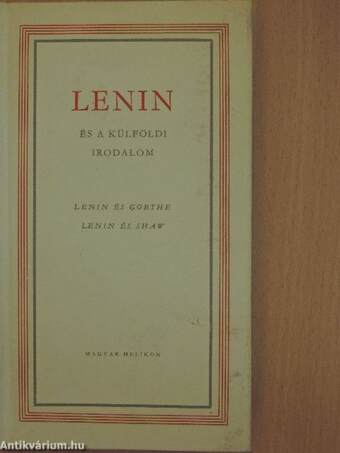 Lenin és a külföldi irodalom