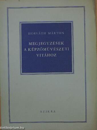 Megjegyzések a képzőművészeti vitához