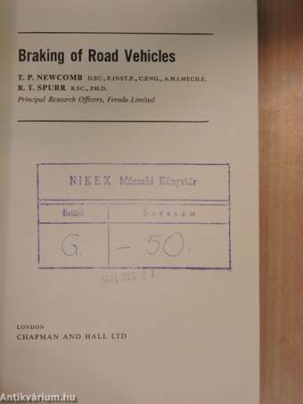 Braking of Road Vehicles