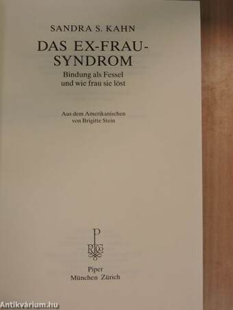 Das Ex-Frau Syndrom