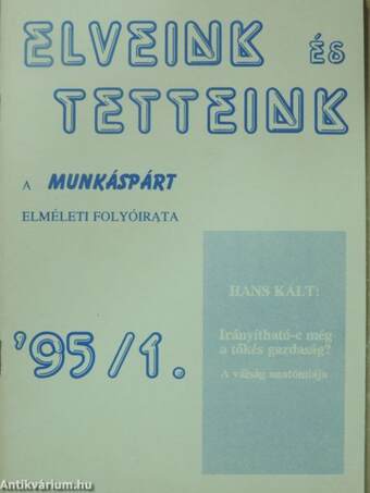Elveink és Tetteink 1995/1.