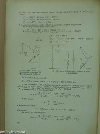 Váltakozó áramok elmélete I.