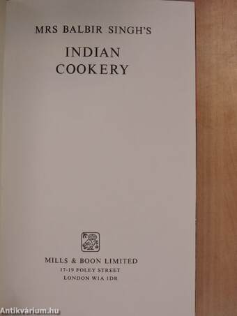 Indian Cookery