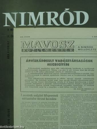 Nimród 1970. július