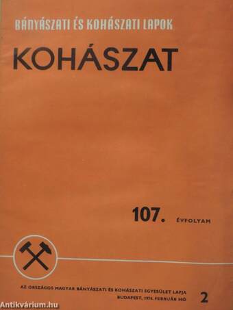 Bányászati és Kohászati Lapok - Kohászat/Öntöde 1974. február