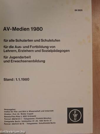 AV-Medien 1980