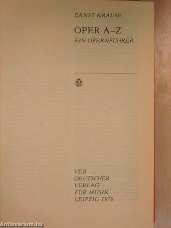 Oper A-Z