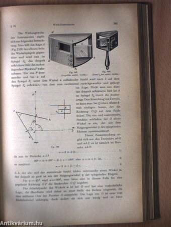 Hand- und Lehrbuch der Niederen Geodäsie I/1. (töredék)