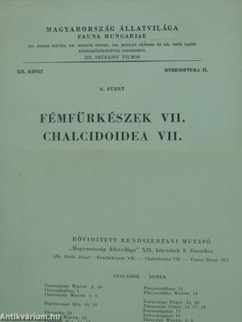 Fémfürkészek VII.