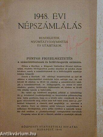 1948. évi népszámlálás