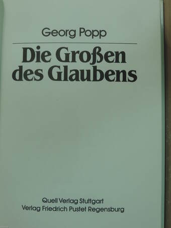 Die Großen des Glaubens