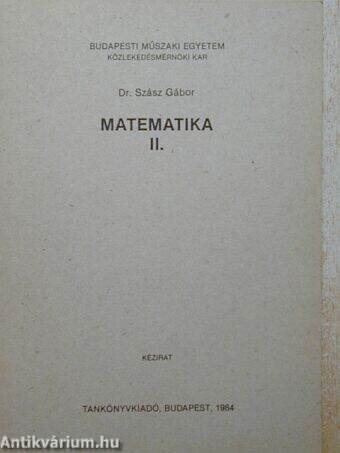 Matematika II.