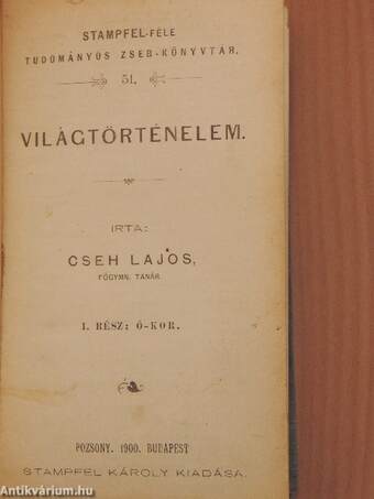 Világtörténelem I-III.