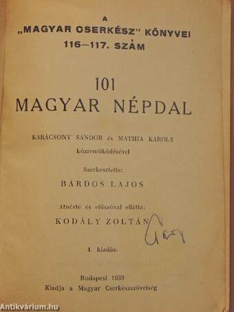 101 magyar népdal