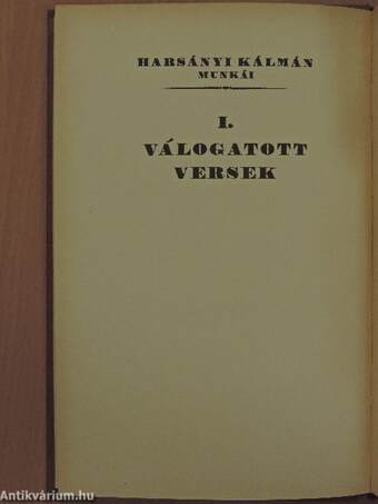 Válogatott versek