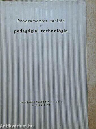 Programozott tanítás és pedagógiai technológia