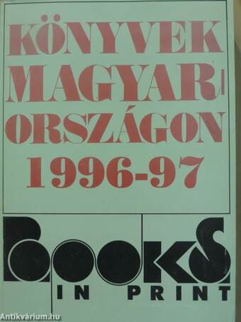 Könyvek Magyarországon 1996-97 I-II.