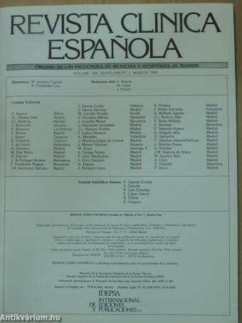 Revista Clinica Espanola 1991. march