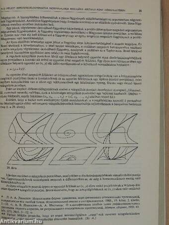 A differenciálegyenletek elméletének geometriai fejezetei