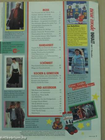 Neue Mode November 1989