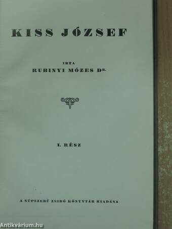 Kiss József I.