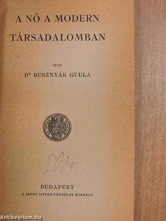 A nő a modern társadalomban