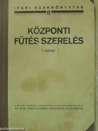 Központi fűtés szerelés I-II.