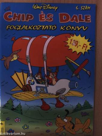 Chip és Dale foglalkoztató könyv