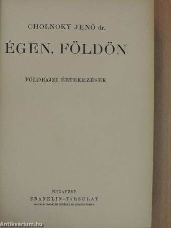 Égen, földön