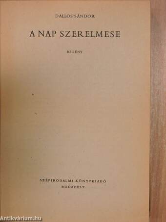 A nap szerelmese/Aranyecset