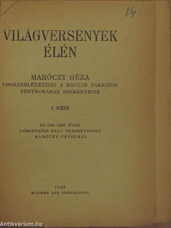 Világversenyek élén I.