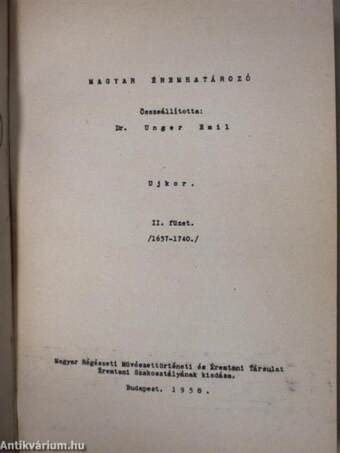 Magyar éremhatározó - Középkor I-II./Magyar éremhatározó - Ujkor I-IV./Magyar éremhatározó - Erdély I-II./Magyar éremhatározó - Vegyes/A későközépkori magyar pénzek verdejegyei