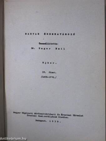 Magyar éremhatározó - Középkor I-II./Magyar éremhatározó - Ujkor I-IV./Magyar éremhatározó - Erdély I-II./Magyar éremhatározó - Vegyes/A későközépkori magyar pénzek verdejegyei