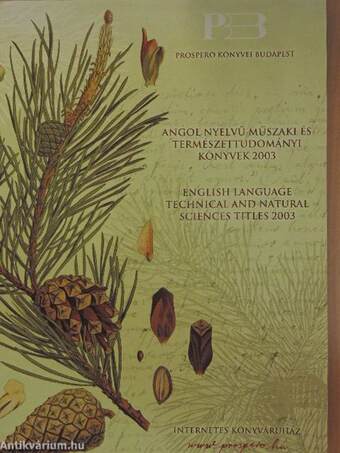 Angol nyelvű műszaki és természettudományi könyvek 2003