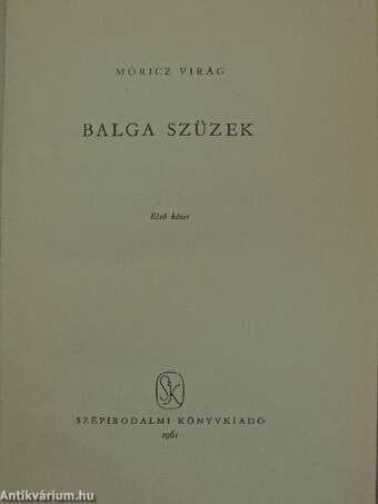 Balga szüzek I-II.