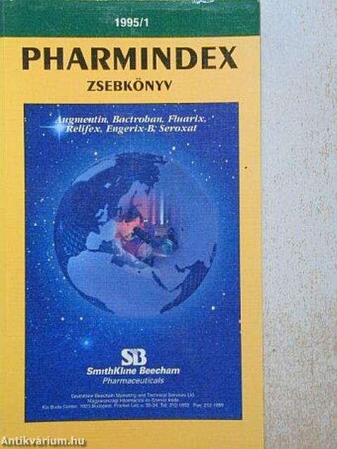 Pharmindex zsebkönyv 1995/1.