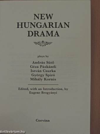 New Hungarian Drama