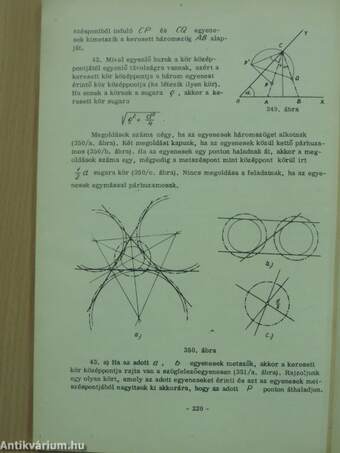 Geometriai példatár I.