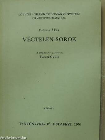 Végtelen sorok