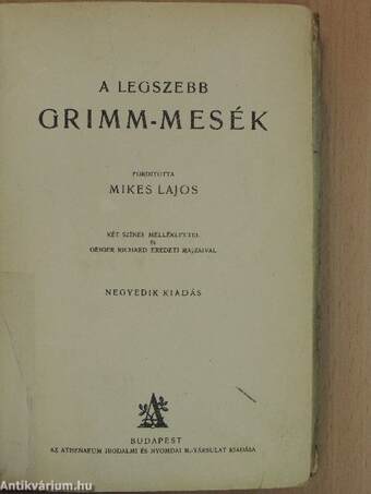 A legszebb Grimm-mesék