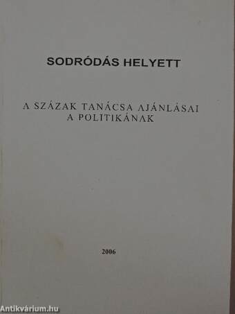 Sodródás helyett...