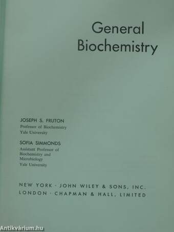 General Biochemistry