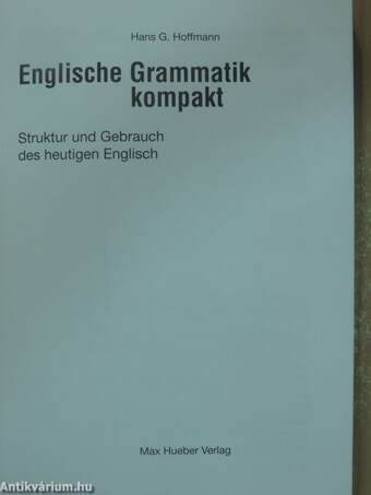 Englische Grammatik kompakt