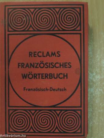 Reclams französisches Wörterbuch 1.